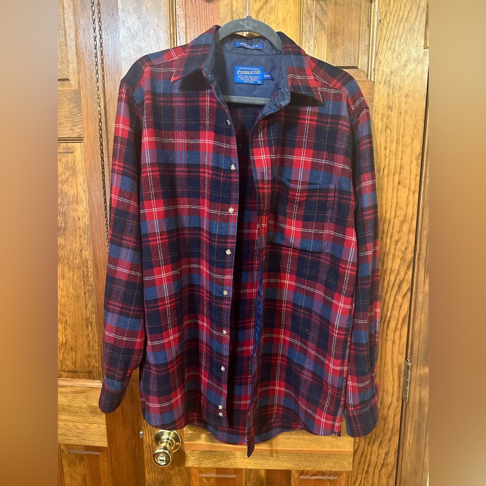 Pendleton Medium Long Wool Flannel